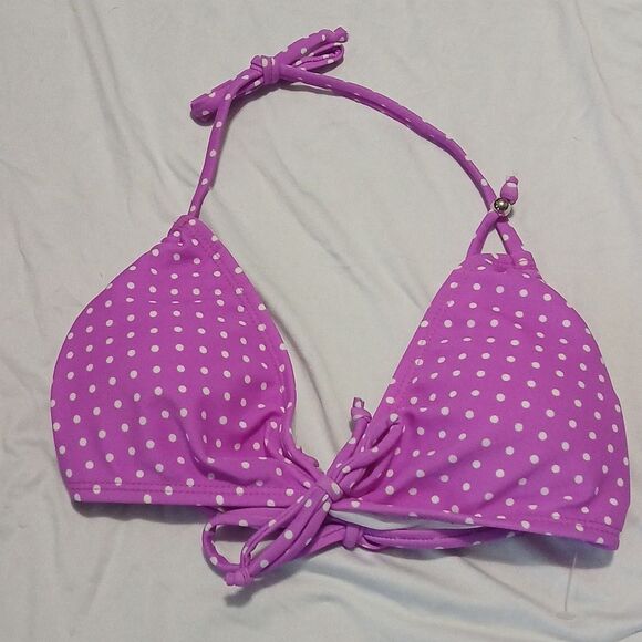 Ingear purple white polka dot bikini Sz M NWT - Picture 3 of 9